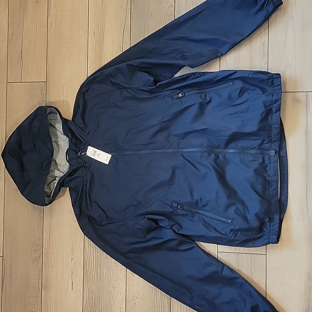Gap Kids Navy Windbreaker Jacket Size XXL 14-16 - NWT